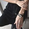 Czarny krótki naszyjnik FUKUI05 - zdjęcie 2 industrialny naszyjnik ale to również obłędna bransoletka unisex.