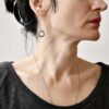 Srebrne kolczyki NAGANO54 - zdjęcie 2 Współczesne, szlachetnie proste srebrne kolczyki koła NAGANO54 tak jak cała nasza oryginalna i modna biżuteria autorska zachwycają szlachetną prostotą