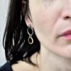 Szlachetnie proste, oryginalne, wiszące kolczyki NAGANO60 to nasza geometryczna i minimalistyczna biżuteria uniwersalna ponieważ pasuje do każdego stylu ubierania się i na każdą okazję